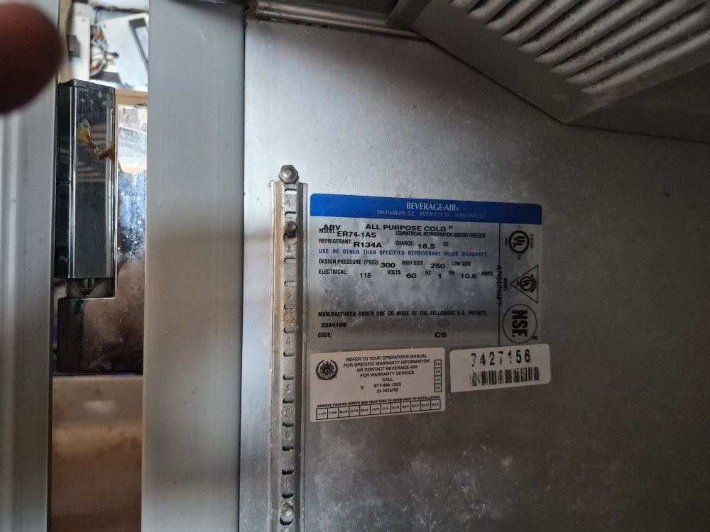 Beverage Air Comercial Freezer