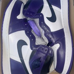 Jordan 1 Court Purple sz9.5
