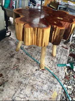 Live edge wooden tables