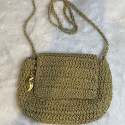 Vintage Sharif Gold Threaded Purse