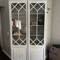 Dovetail Cabinet/boom Shelf- Farm House White 