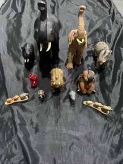 11 Various Elephants  in fair condition