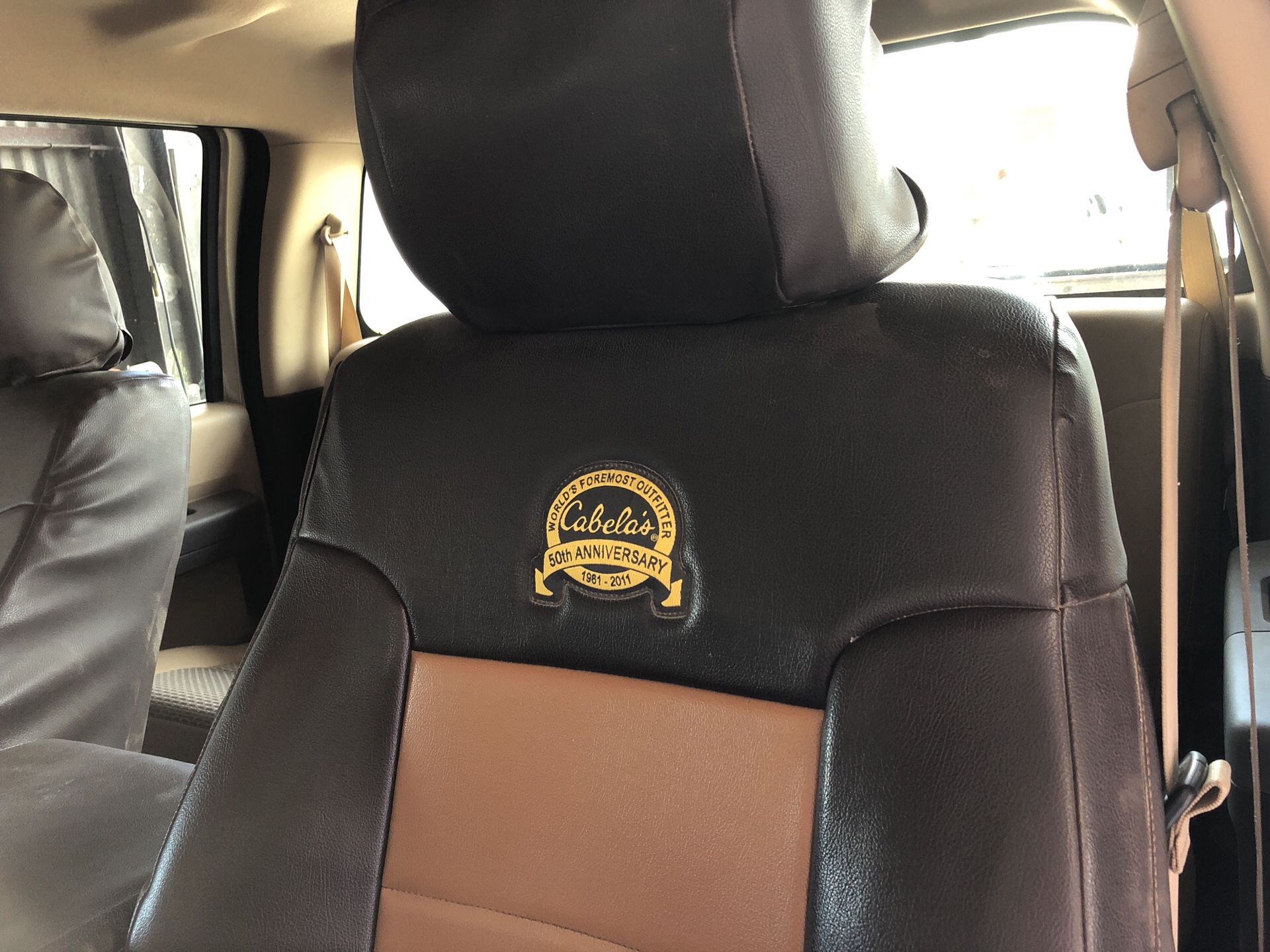 Cabelas 50 anniversary Ford F-250 seat covers