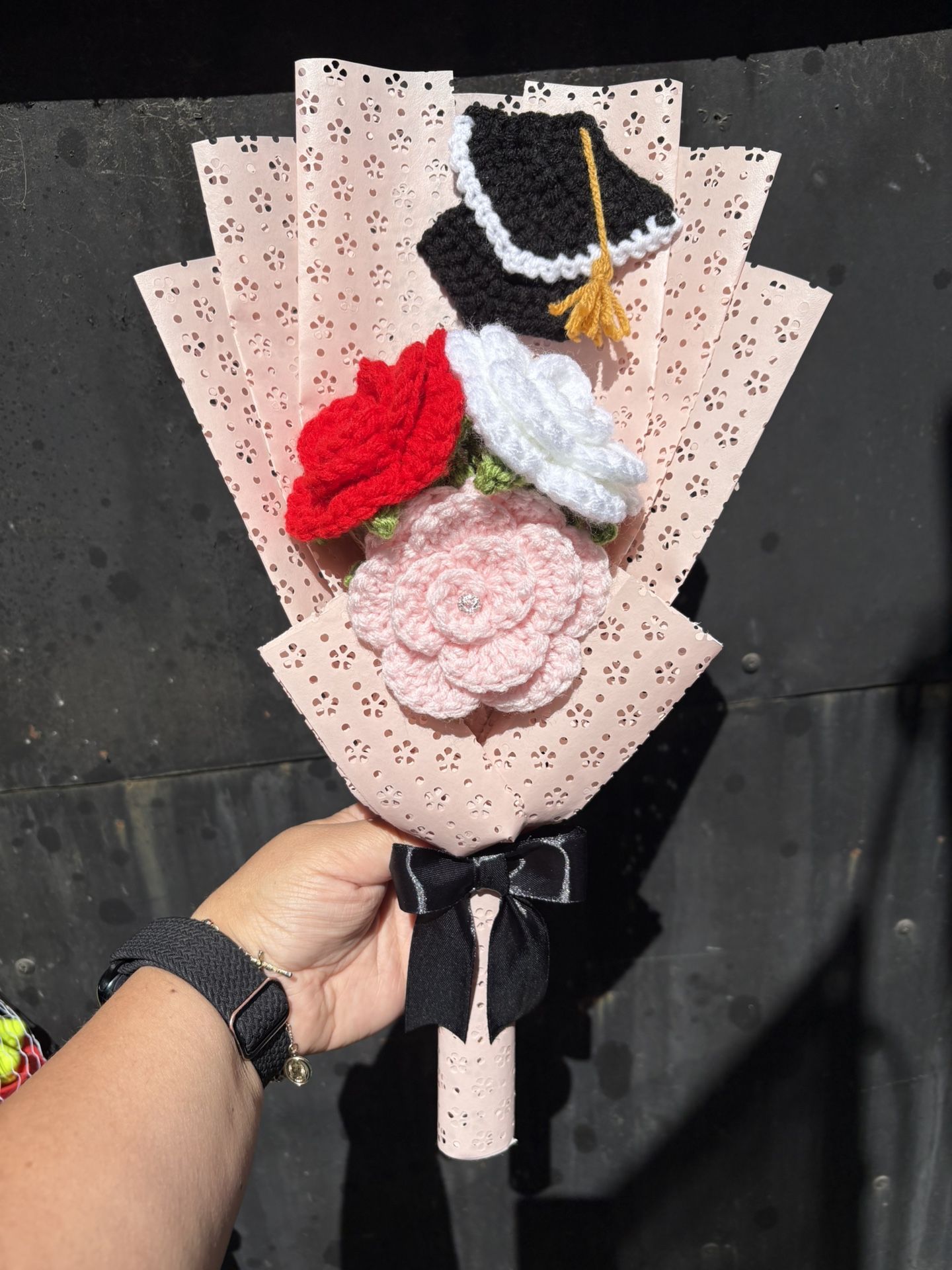 Graduation Crochet Bouquet