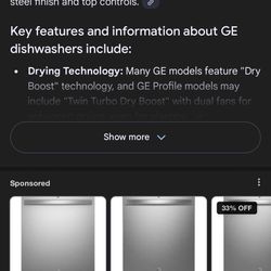 GE Dishwasher OBO