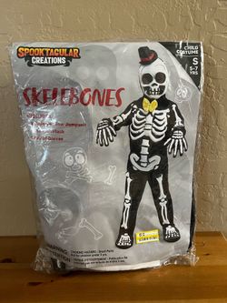 Skelebones costume child S 5-7