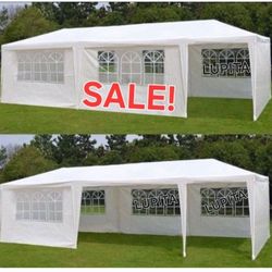 10x30 Canopy Party Tent With Removable Sidewalls for Outdoor Events Outside