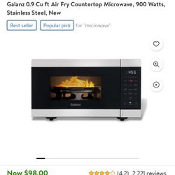 GALANZ Microwave, Air Fryer, & Conventional Oven In 1