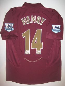 Thierry Henry Arsenal 2005-06 Home Jersey (Final Season at Highbury)