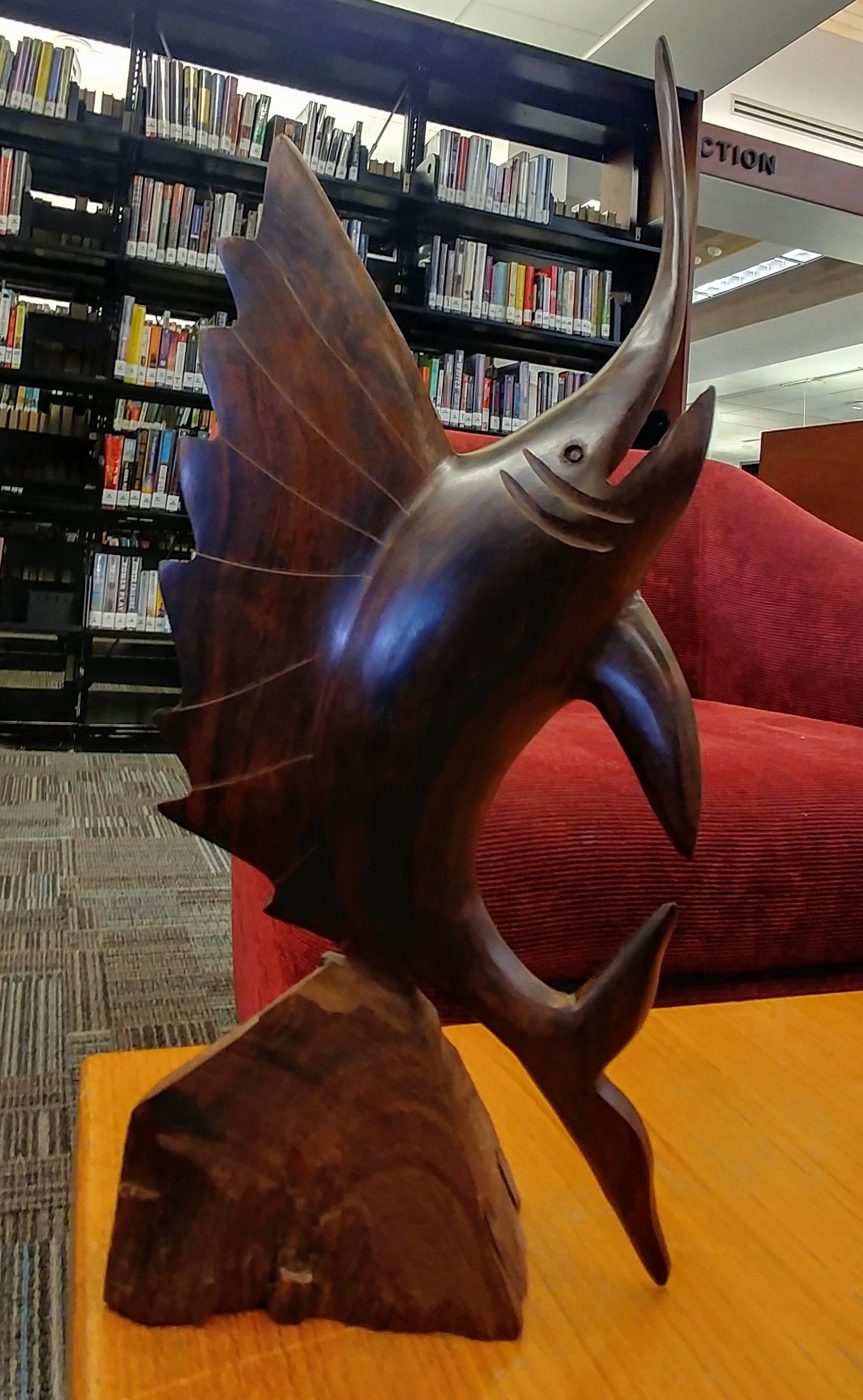 Sculpture Wood Carving Sailfish Exotic Hardwood Ebony Ironwood For Sale In Mercer Island Wa Offerup