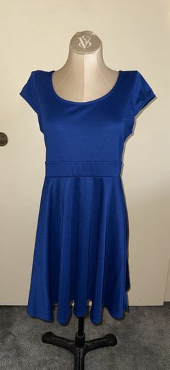 Women’s Monteau blue sleeveless dress (size large)