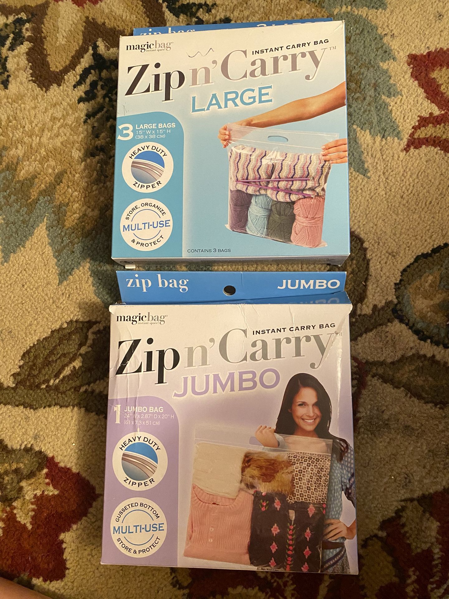 Storage Bag / Organize Bag , Zip N’ Carry