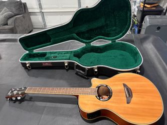Yamaha Acoustic-Electric Guitar with Hard Case