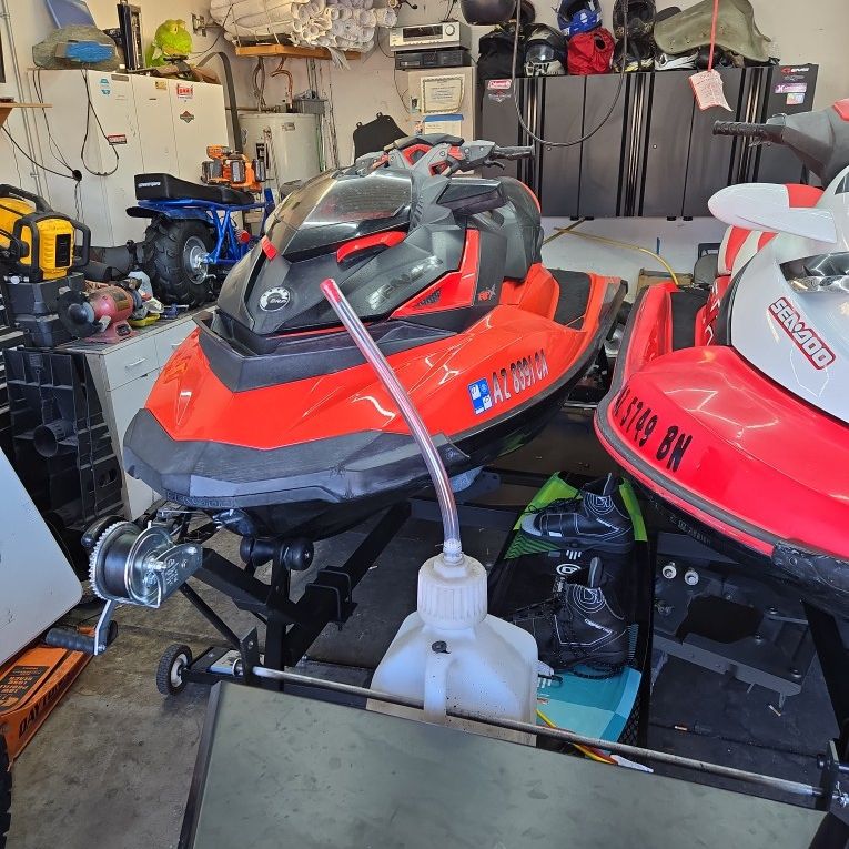 2) Sea Doo's 07 RXT 215 Supercharged., 2016 RXP 300 Supercharged.