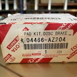 Toyota Lexus Genuine Rear Brake Pads 04466 - AZ204