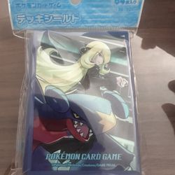 Pokemon Card Game TCG Deck Shield 64 Sleeves Cynthia & Garchomp Ver.2