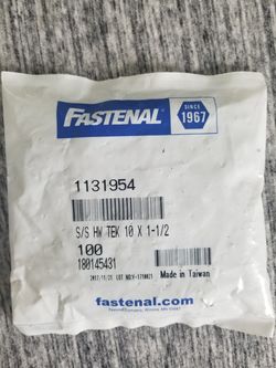 Hex Washer Head Epoxy Finish package of 100