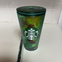 Starbucks Floral Cold Cup Tumbler.