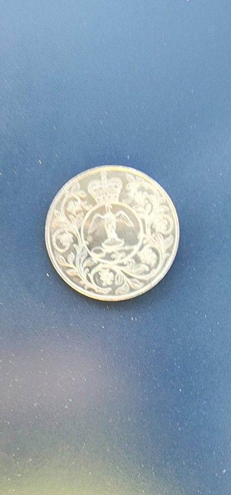 Elizabeth DG.REGFD SILVER ROUND 1977