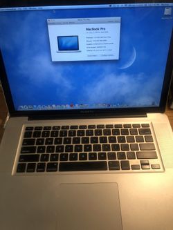 Apple MacBook Pro 15” Aluminum Unibody Laptop
