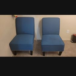 Armchair ,blue Color 