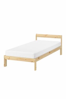 Twin Bed Frame, Pine (Mattress no included)
