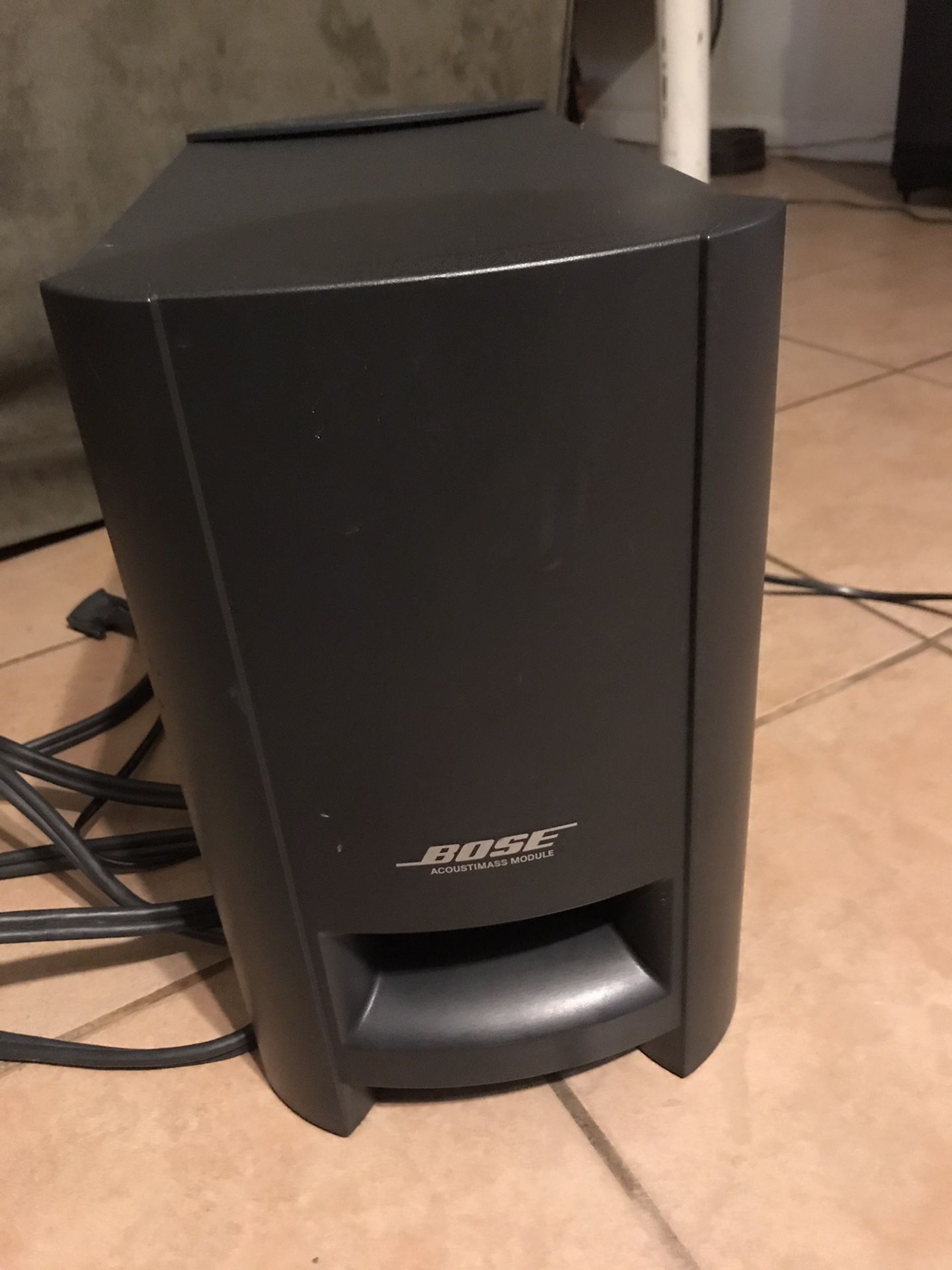 Bose 321 powered subwoofer and satellite speakers