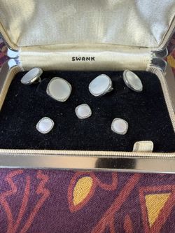 Vintage  Sign By The Artists Swank, Cuff Links And Studs