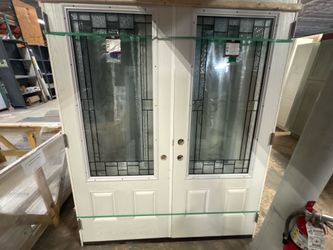 72 x 80 French Door. Fiberglass Primed