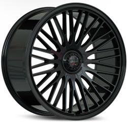 22″ GIANELLE WHEELS ARIA GLOSS BLACK FINISH FLOW FORMED RIMS
