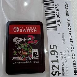 Splatoon 2 Nintendo switch
