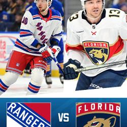 NY Rangers vs Florida Panthers (Parking+Drinks)