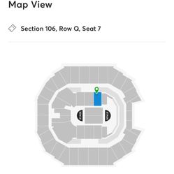 Bad Bunny Ticket Next To Stage