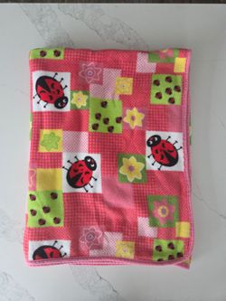Ladybug Blanket 86"×59"