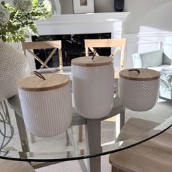 Kitchen Canisters from West Elm