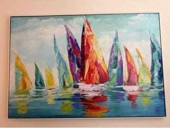 Sail boat painting