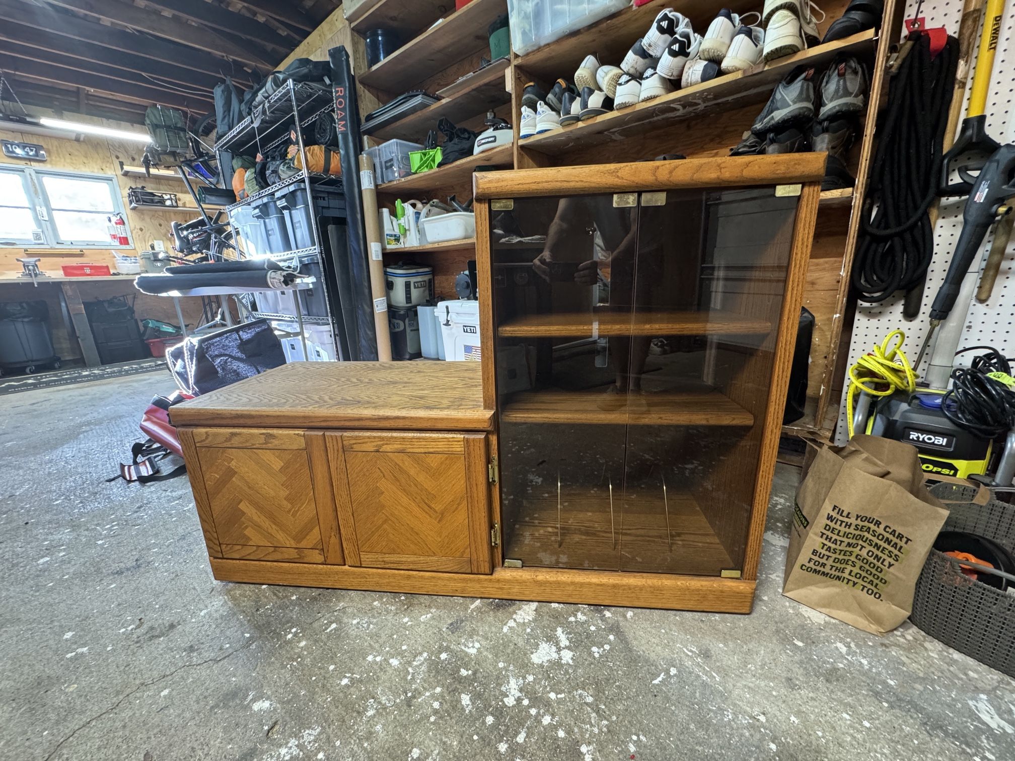Vintage Record Cabinet