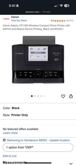 Canon Selphy CP1300