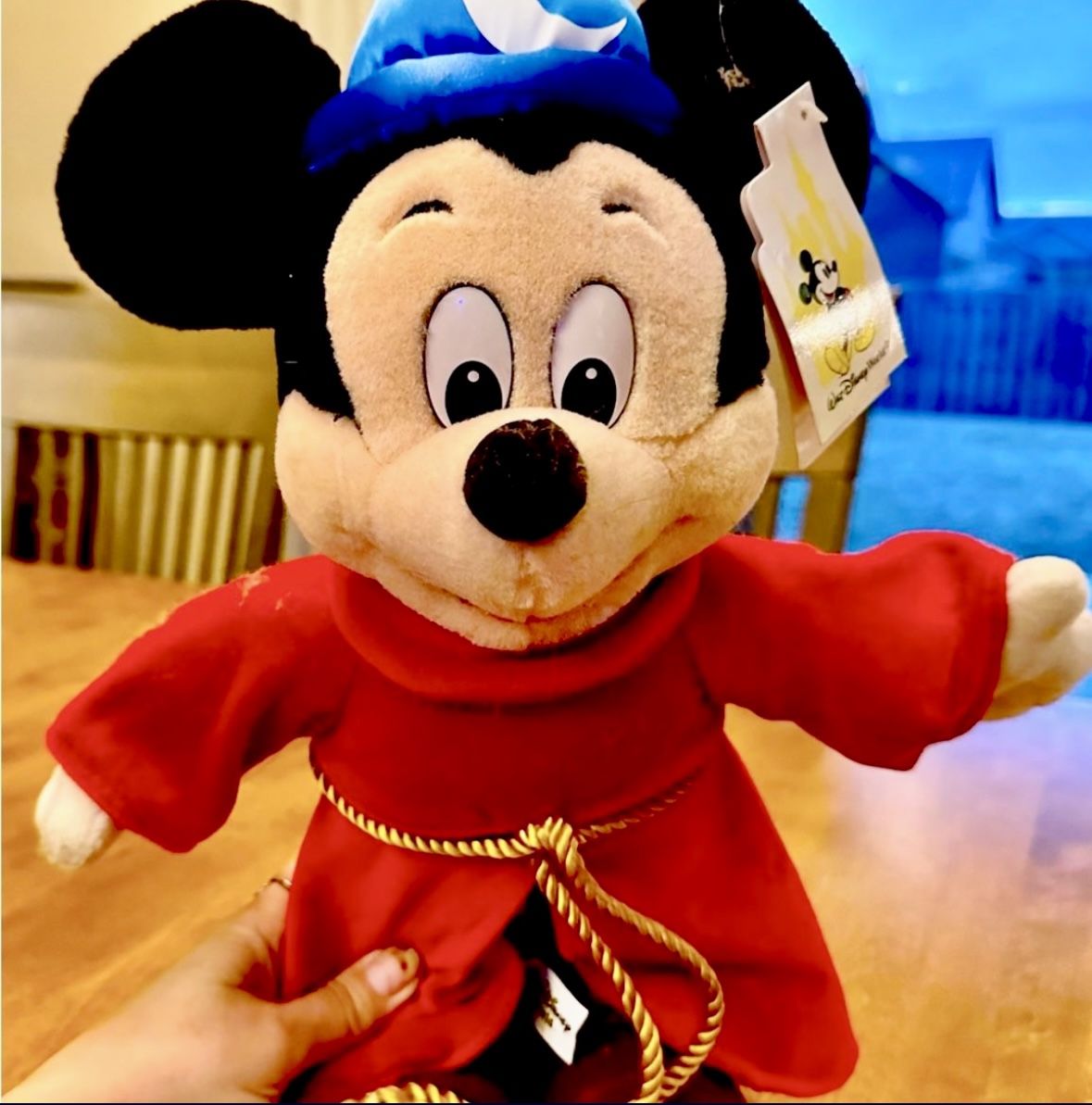 NWT Large Plush Sorcerer Mickey Doll