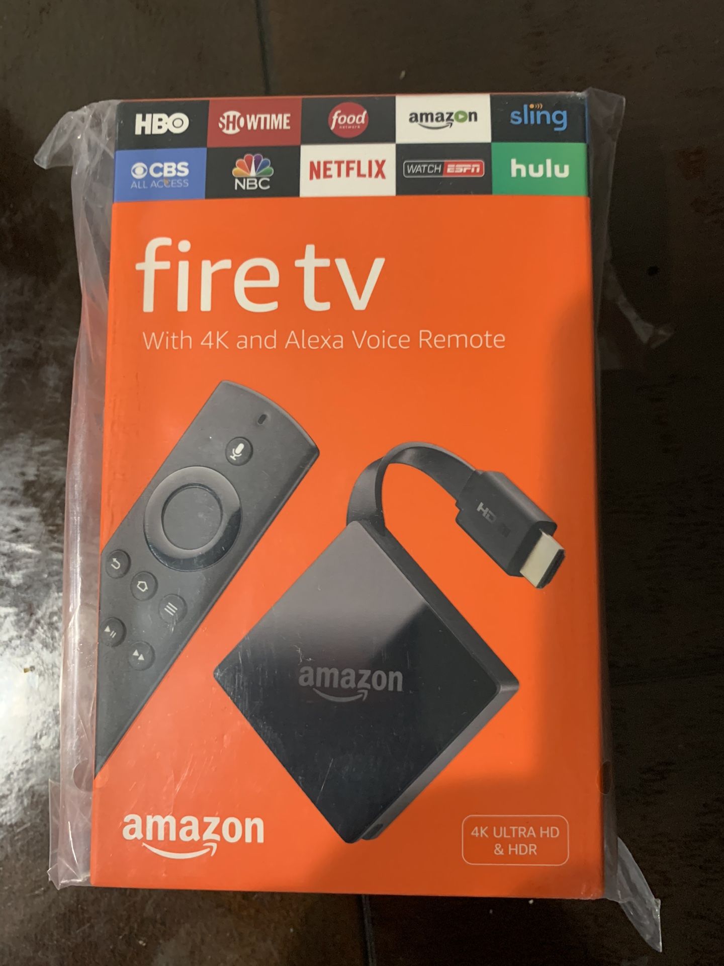 Amazon fire tv 4K ultra HD & HDR **BRAND NEW **
