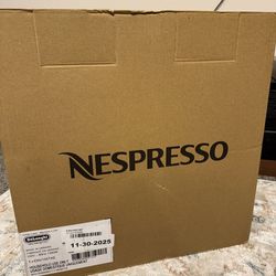 De'Longhi Nespresso Vertuo Plus Coffee Maker, Never Opened