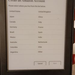 kindle 16 gig aaking $55