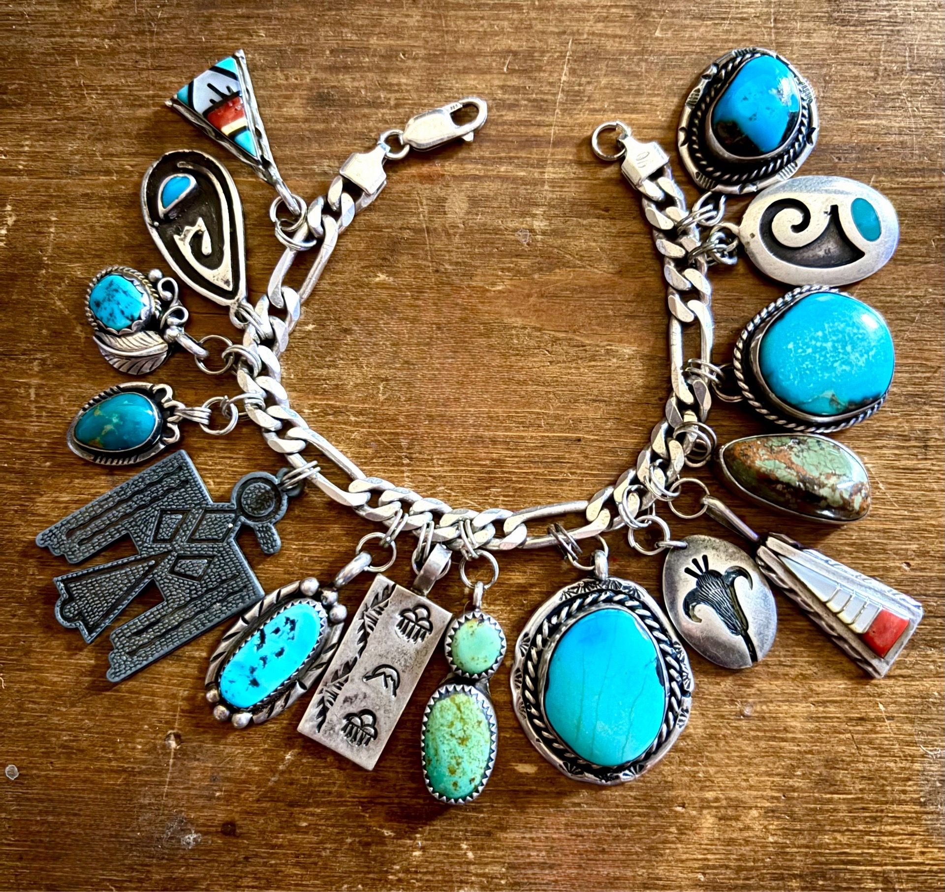 Native American Charm Bracelet