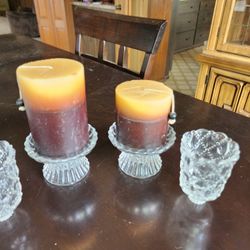Crystal Candle Holder 