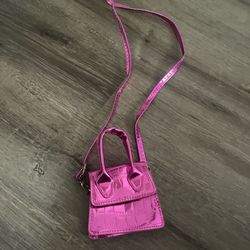 Pink Crossbody Bag 