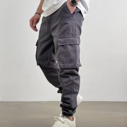 Men’s Baggy Jogger Pants Sizes Small To XXL 