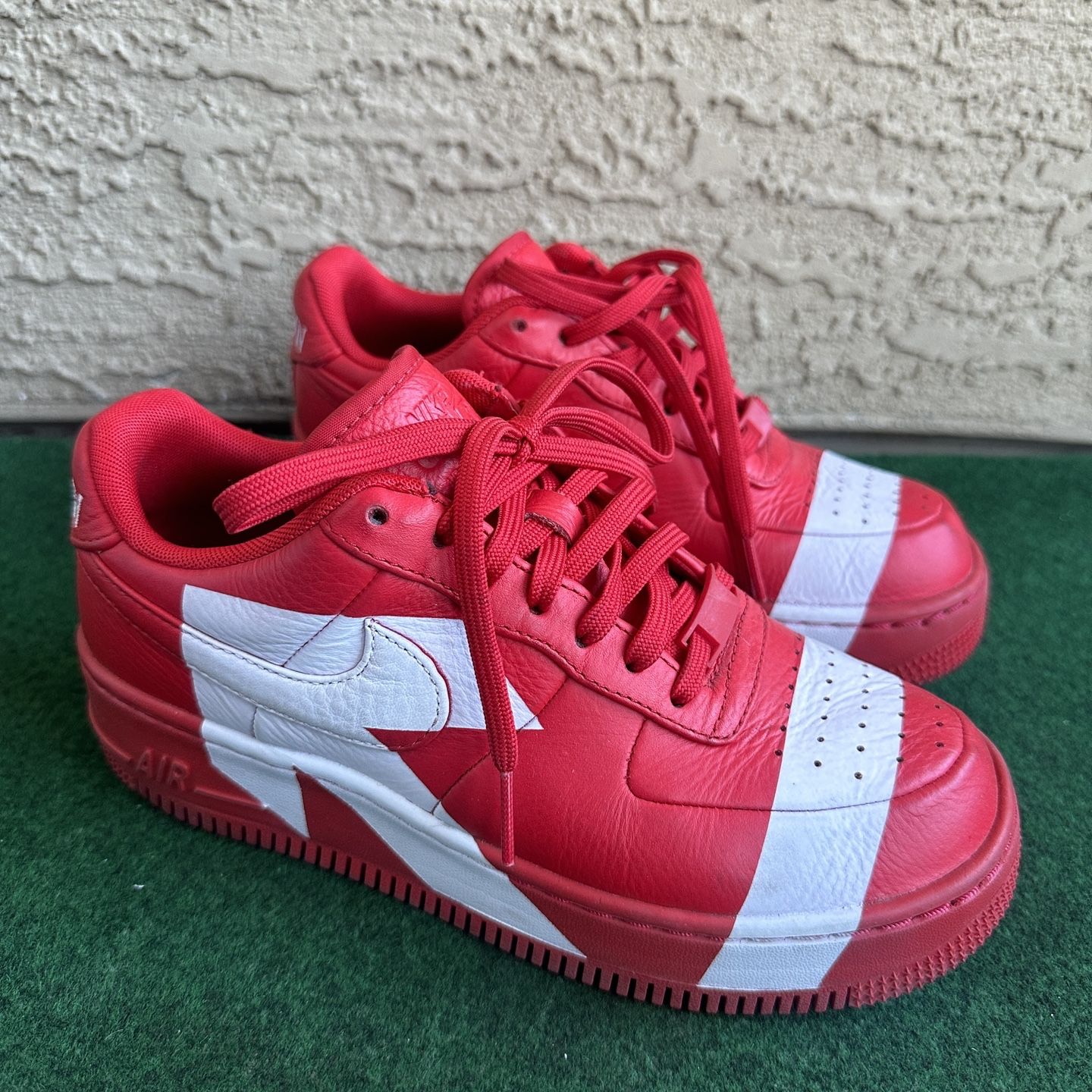 uptown - Women Nike Air Force 1 Upstep Lux University Red 898421