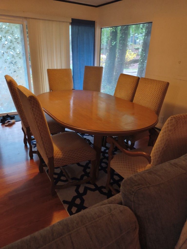 Dining Table With 8 Chairs
