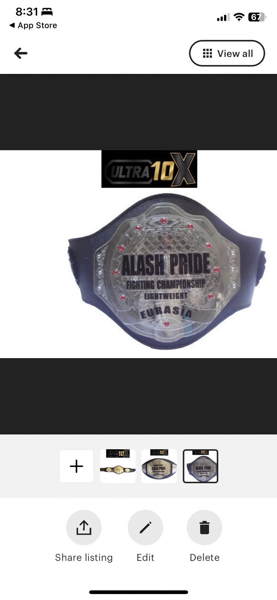 Custom Championship Belt, Personalized Wrestling Belts Customize