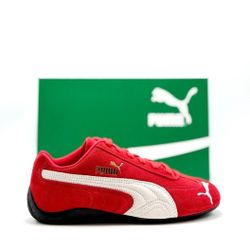 SZ 6.5Y*NEW* Youth Big Kids Puma Speedcat Jr For All Time Red/White (401698 02) 